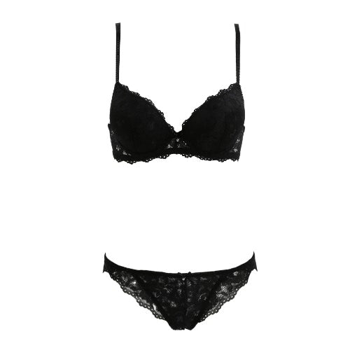 جديد مثير للنساء حمالة الصدرية مجموعة الدانتيل تطريز دفع Underwire 3/4 كوب سراويل داخلية ملخصات الملابس الداخلية الملابس الداخلية