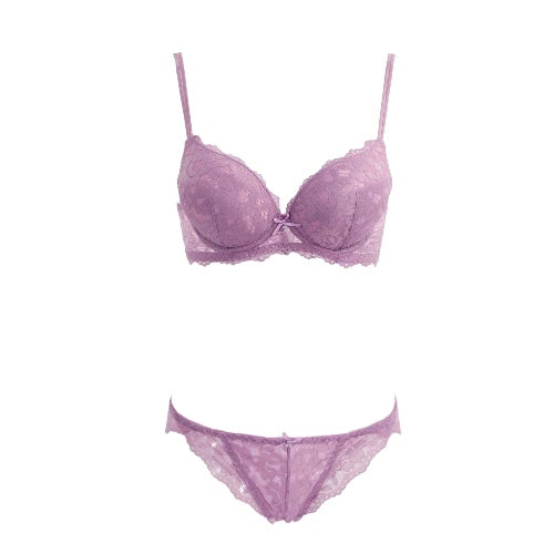 جديد مثير للنساء حمالة الصدرية مجموعة الدانتيل تطريز دفع Underwire 3/4 كوب سراويل داخلية ملخصات الملابس الداخلية الملابس الداخلية