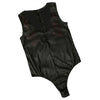 New Sexy Women Jumpsuit Floral Embroidery V-neck Semi-sheer Playsuit Rompers Black