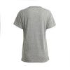 New Fashion Women T-Shirt Top Letter Print O-Neck Short Sleeves Casual Loose Blouse Grey