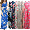 New Women Sexy Floral Print Dress Sleeveless Racerback Tunic Maxi Beach Long Loose Dress