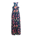 New Women Sexy Floral Print Dress Sleeveless Racerback Tunic Maxi Beach Long Loose Dress