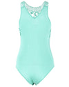 Sexy Women Bodycon Sleeveless Jumpsuit Bodysuit Hollow Out Crochet Lace Ribbed Slim Playsuit Rompers