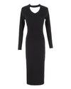 New Women Knit Dress Runway Dress Sweater Slim Ribbed Stretchy Hollow Out Long Bodycon Brief Dress Beige/Black/Burgundy