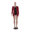 New Winter Autumn Women Knitted Cardigan Sweater Long Sleeves Pockets Elegant Outerwear Burgundy/Coffee/Khaki