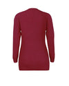 New Winter Autumn Women Knitted Cardigan Sweater Long Sleeves Pockets Elegant Outerwear Burgundy/Coffee/Khaki