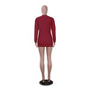 New Winter Autumn Women Knitted Cardigan Sweater Long Sleeves Pockets Elegant Outerwear Burgundy/Coffee/Khaki