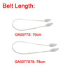 Vintage Women Skinny Elastic Belt Leaf Design Clasp Front Stretch Metal Waist Belt Gold/Silver