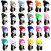 New Unisex Women Men Beanie Hat Solid Color Warm Hip-Hop Knitted Cap