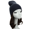 New Unisex Women Men Beanie Hat Solid Color Warm Hip-Hop Knitted Cap