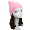 New Unisex Women Men Beanie Hat Solid Color Warm Hip-Hop Knitted Cap