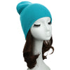 New Unisex Women Men Beanie Hat Solid Color Warm Hip-Hop Knitted Cap