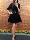 New Fashion Women Belt Bow Clasp Front Stretch Skinny Elastic Belt Bowknot Waist Strap Gold/Silver
