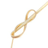 New Fashion Women Belt Bow Clasp Front Stretch Skinny Elastic Belt Bowknot Waist Strap Gold/Silver