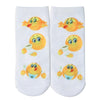 New Fashion Women Socks Cute Print Low Cut Ankle Breathable Stretchy Casual Socks