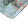 Women Chiffon Shawl Poncho Scarf Retro Printed Summer Beach Cover Up Beachwear Swimsuit Pink/Green