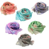 New Women Romantic Chiffon Scarf Floral Print Long Thin Scarves Shawl Pashmina