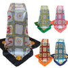 New Fashion Women Square Scarf Contrast Color Print Headband Kerchief Chic Shawl Pashmina