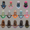 New Fashion Women Square Scarf Contrast Color Print Headband Kerchief Chic Shawl Pashmina
