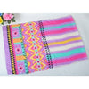 New Women Chiffon Scarf Geometric Floral Print Contrast Long Thin Pashmina Silk Shawl