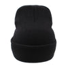 Unisex Men Women Beanies Knitted Hat Believe Letter Skullies Baggy Hip Pop Winter Bonnet Caps Black