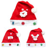 Kid Adult Cheer Christmas Hat Children Santa Claus Reindeer Snowman Cute Cap Party Festival Decoration
