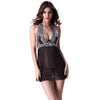 امرأة مثيرة شباك الدانتيل الشبكة babydoll عارية الذروة الخصر G-String Chemise Dress ملابس النوم الملابس الداخلية