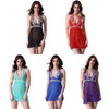 امرأة مثيرة شباك الدانتيل الشبكة babydoll عارية الذروة الخصر G-String Chemise Dress ملابس النوم الملابس الداخلية