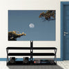 GeweYeeli Floor TV Stand with Swivel Mount Bracket - Black