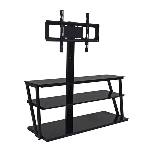 GeweYeeli TV Stand With Adjustable Bracket - Black