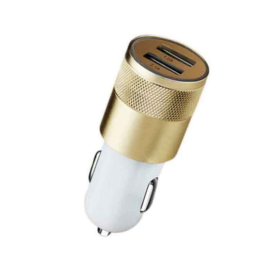 Guangshunfa Car Charger Cigarette Lighter - White / Gold