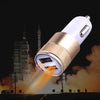 Guangshunfa Car Charger Cigarette Lighter - White / Gold