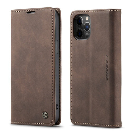 حافظة هاتف محمول من الجلد الطبيعي H1104 لهاتف iPhone 12/13 Pro Max