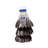 12PCS Black Badminton Goose Feather Cork Shuttlecocks Outdoor Sports Accessories