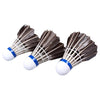 12PCS Black Badminton Goose Feather Cork Shuttlecocks Outdoor Sports Accessories