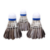 12PCS Black Badminton Goose Feather Cork Shuttlecocks Outdoor Sports Accessories