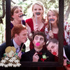 24Pcs Photo Props Mask Set for Wedding Christmas Birthday Party Beard Hat Glasses Lips Tobacco Pipe Creative Decoration