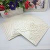20Pcs Romantic Wedding Party Invitation Card Delicate Carved Heart Pattern Decoration
