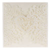 20Pcs Romantic Wedding Party Invitation Card Delicate Carved Heart Pattern Decoration