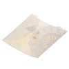 20Pcs Romantic Wedding Party Invitation Card Delicate Carved Pattern Banquet Decoration