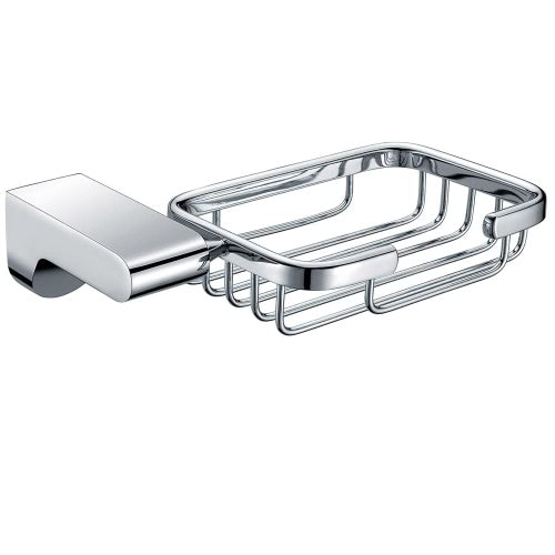 حامل سلة صابون من الفولاذ المقاوم للصدأ مطلي بالكروم عالي الجودة من Homgeek، حاوية طبق الحمام، ملحقات المرحاض للمنزل والفندق