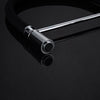 Homgeek Elegant High-quality Single Handle Hole Kitchen Faucet Swivel Spout Pull Out Sprayer Brass Chromed Polished Deck Mount Basin Mixer Tap with Black Hose