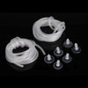 2pcs 2.5m 4mm Aquarium Oxygen Pipe Soft Hoses + 2pcs Stop Valve + 6pcs Suction Cups + 2pcs Air Bubble Stone Fish Tank Accessories