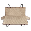Luxury Water Resistant Non-skid Pet Backseat Trunk Cover Dog Cat Puppy Safety Rear Bench Seat Protector Quilted Mat for Cars SUV