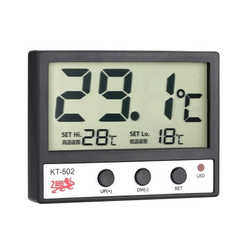 LCD الرقمية حوض للأسماك ميزان الحرارة مقياس حرارة الماء درجة مئوية/درجة فهرنهايت إنذار درجة حرارة عالية/منخفضة