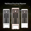 Anself CHUANGDIAN Manual Single Bottle Wall Mount Soap Dispenser 500ml Liquid Hand Cleanser Washroom Lotion Dispenser for Hospital Home Hotel Bathroom Office School Hotel