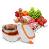 Multifunctional Mini Rice Cooker Electric Meal Box Thermal Insulation Lunch Box Electric Heating Lunch Box with Steamer