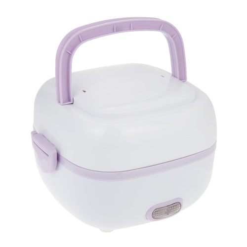 Multifunctional Mini Rice Cooker Electric Meal Box Thermal Insulation Lunch Box Electric Heating Lunch Box with Steamer