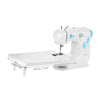 Decdeal Multifunctional Electric Household Sewing Machine with Extension Table Double Thread Double Speed LED Light Foot Pedal AC100-240V