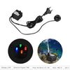 180L/H 2.5W مضخة مياه غاطسة مع 4 LED LED LED هادئ للغاية لخزان السمك أحواض البوند